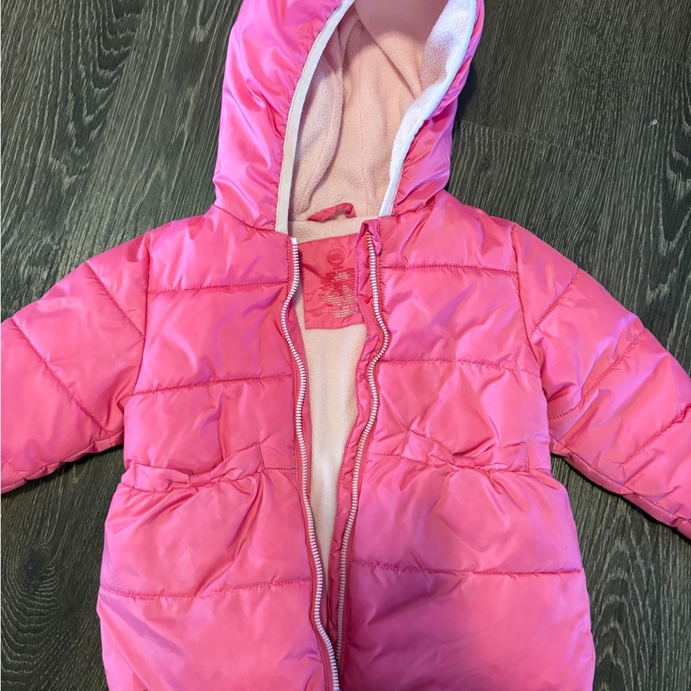 Wonder Nation Pink Puffer Jacket for Kids